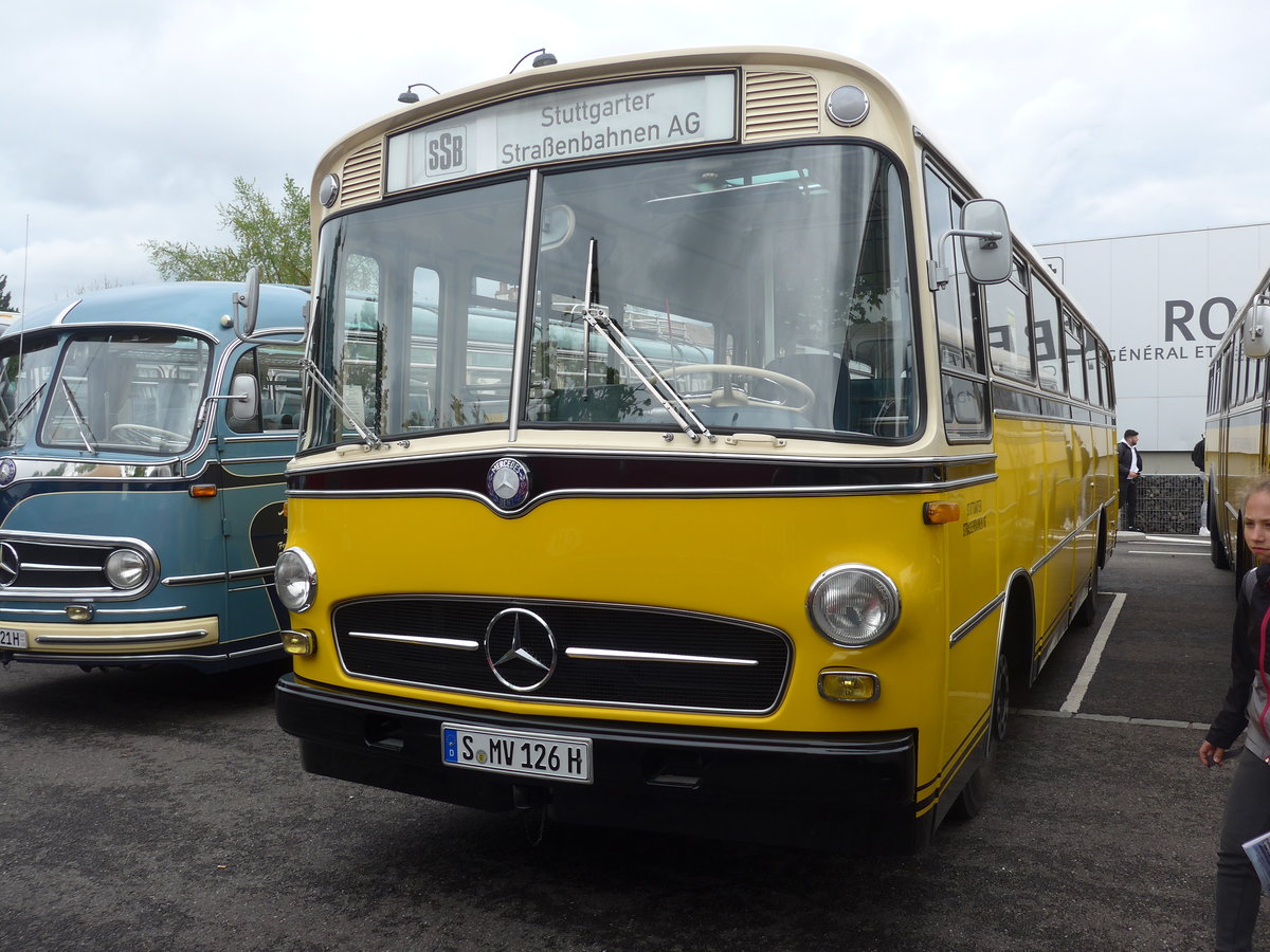 (204'007) - Aus Deutschland: SSB Stuttgart - S-MV 126H - Mercedes am 26. April 2019 in Haguenau, Parkplatz