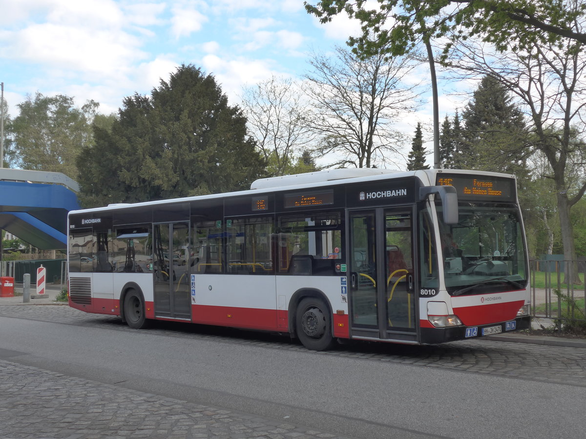 (204'874) - HHA Hamburg - Nr. 8010/HH-JA 2470 - Mercedes am 11. Mai 2019 in Haburg, U-Bahnhof Billstedt