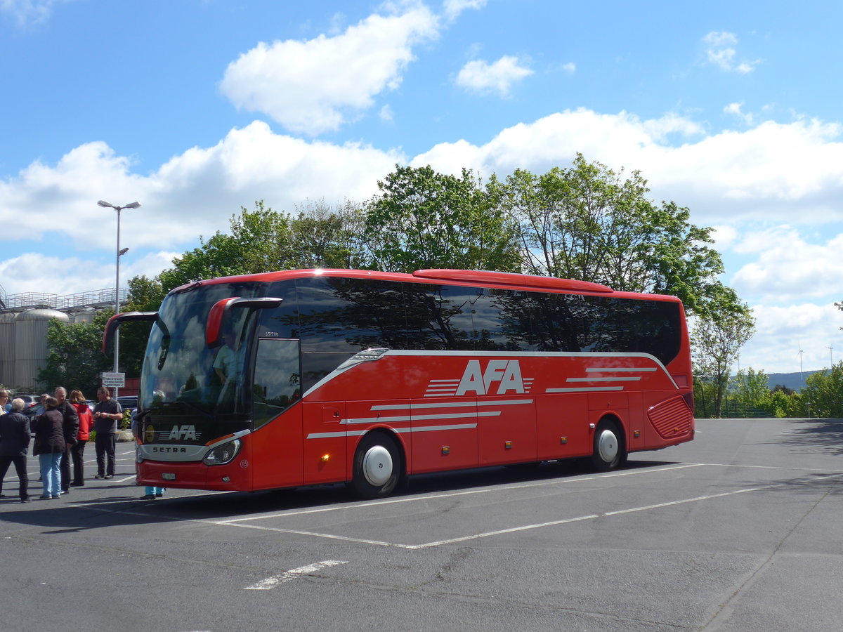 (204'983) - Aus der Schweiz: AFA Adelboden - Nr. 15/BE 26'702 - Setra am 12. Mai 2019 in Baunatal, Htt-Brauerei