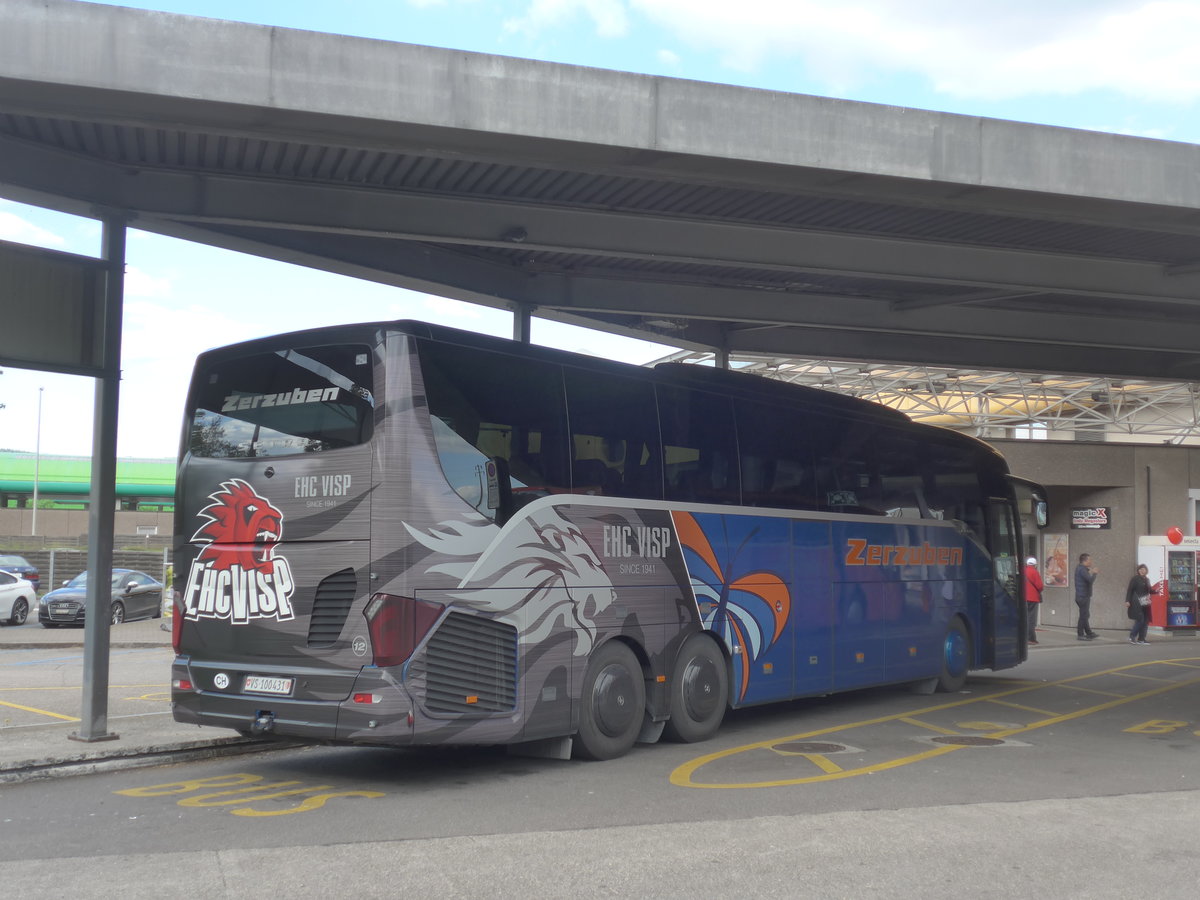 (205'197) - Zerzuben, Visp-Eyholz - Nr. 12/VS 100'431 - Setra am 13. Mai 2019 in Pratteln, Raststtte