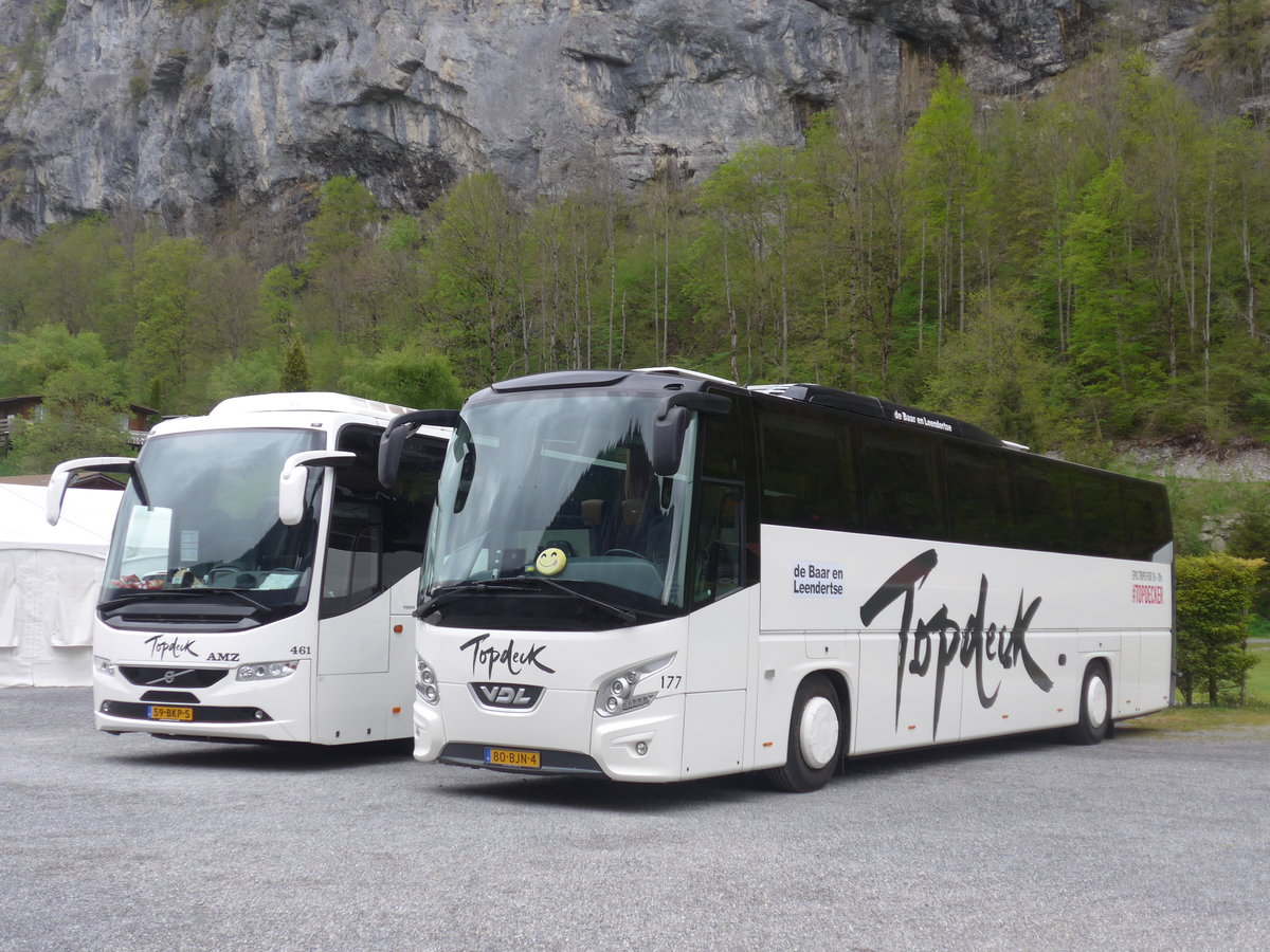 (205'313) - Aus Holland: De Baar en Leendertse, Wemeldinge - Nr. 177/80-BJN-4 - VDL am 19. Mai 2019 in Lauterbrunnen, Camping Schtzenbach