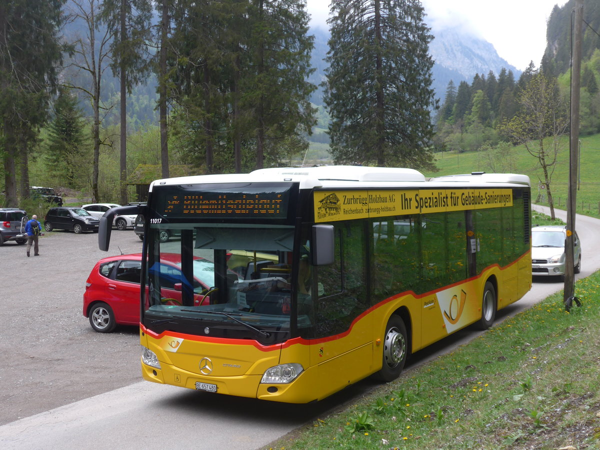 (205'504) - PostAuto Bern - BE 657'480 - Mercedes am 26. Mai 2019 in Kiental, Tschingel