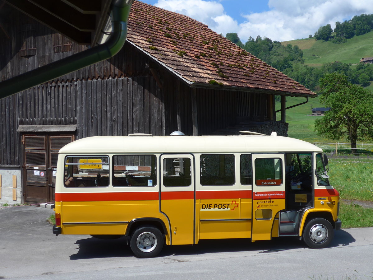 (205'622) - Mller, Ennetmoos - Nr. 6/NW 24'301 - Mercedes (ex Portenier, Adelboden Nr. 6; ex Geiger, Adelboden Nr. 6) am 30. Mai 2019 in Ennetmoos, Garage