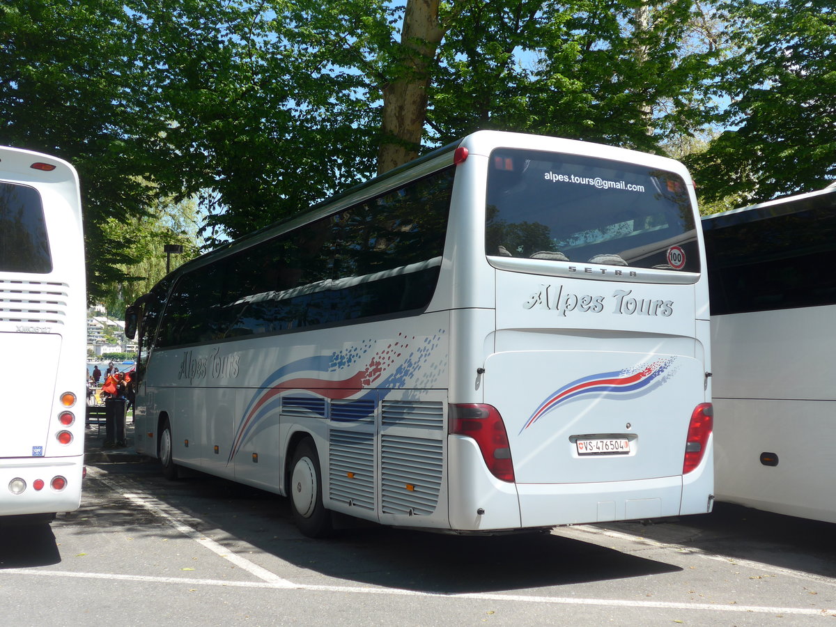 (205'630) - Alpes Tours Nicevic, Sion - VS 476'504 - Setra am 30. Mai 2019 in Luzern, Inseli-P