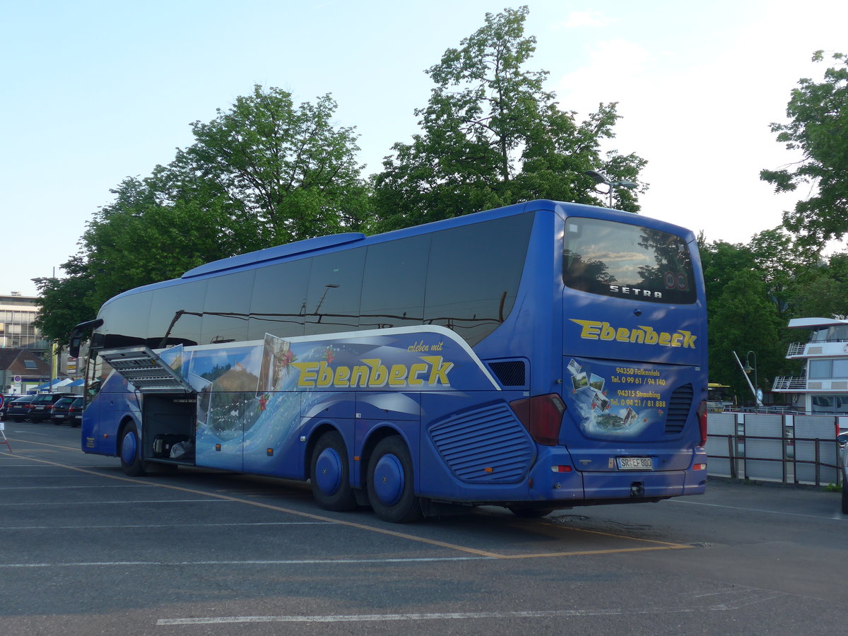 (205'747) - Aus Deutschland: Ebenbeck, Straubing - SR-EF 800 - Setra am 5. Juni 2019 in Thun, CarTerminal