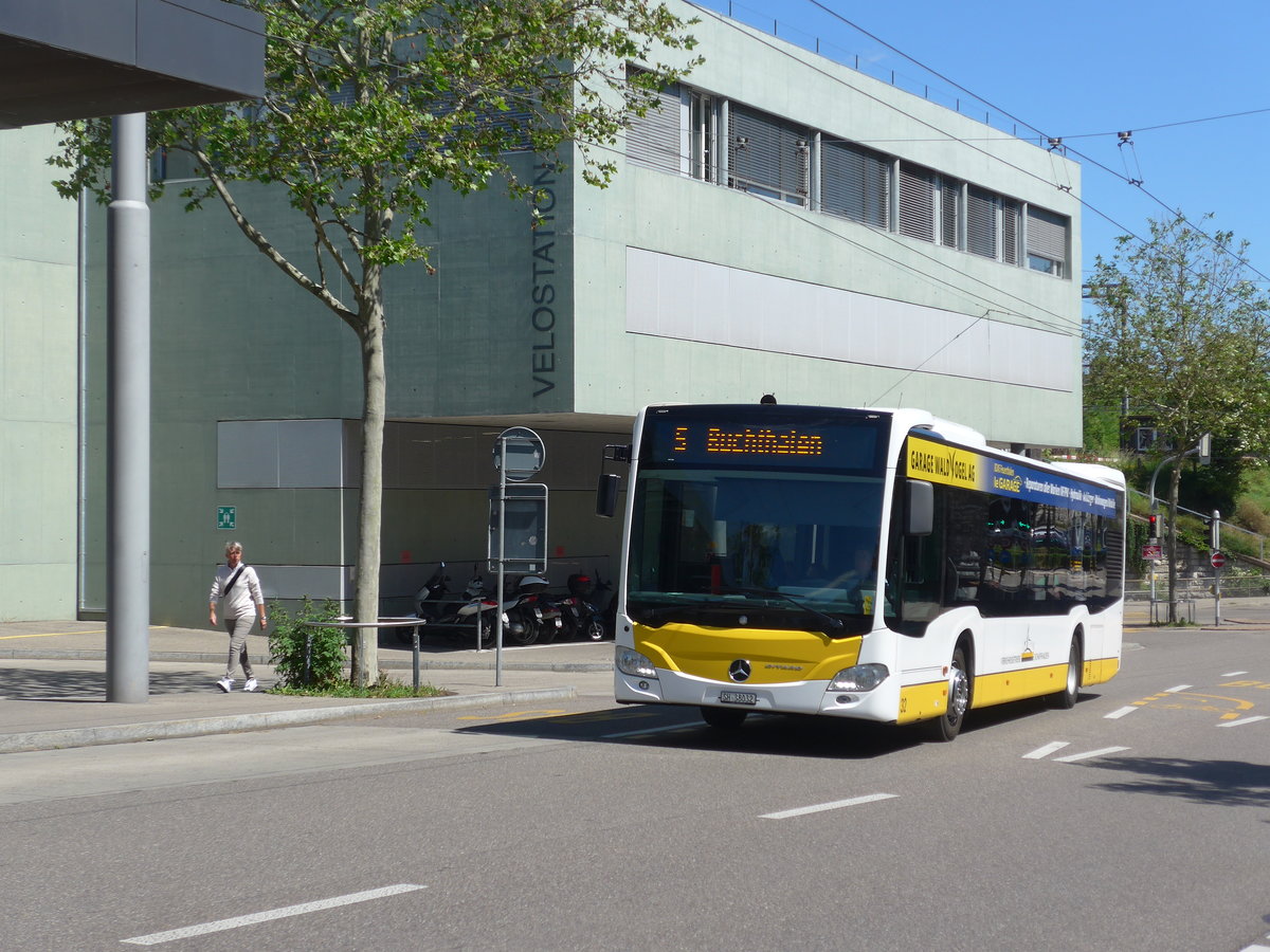 (205'898) - VBSH Schaffhausen - Nr. 32/SH 38'032 - Mercedes am 8. Juni 2019 beim Bahnhof Schaffhausen