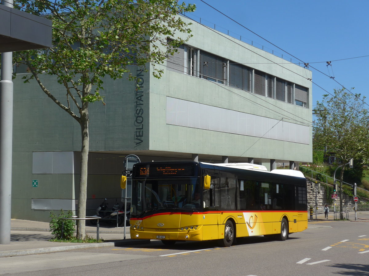 (205'908) - Rattin, Neuhausen - Nr. 297(13)/SH 413 - Solaris am 8. Juni 2019 beim Bahnhof Schaffhausen