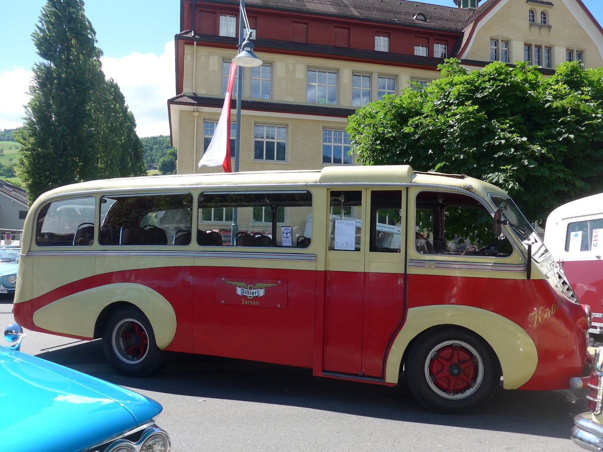 (205'973) - Dillier, Sarnen - OW 33'008 - Saurer/R&J am 8. Juni 2019 in Sarnen, OiO