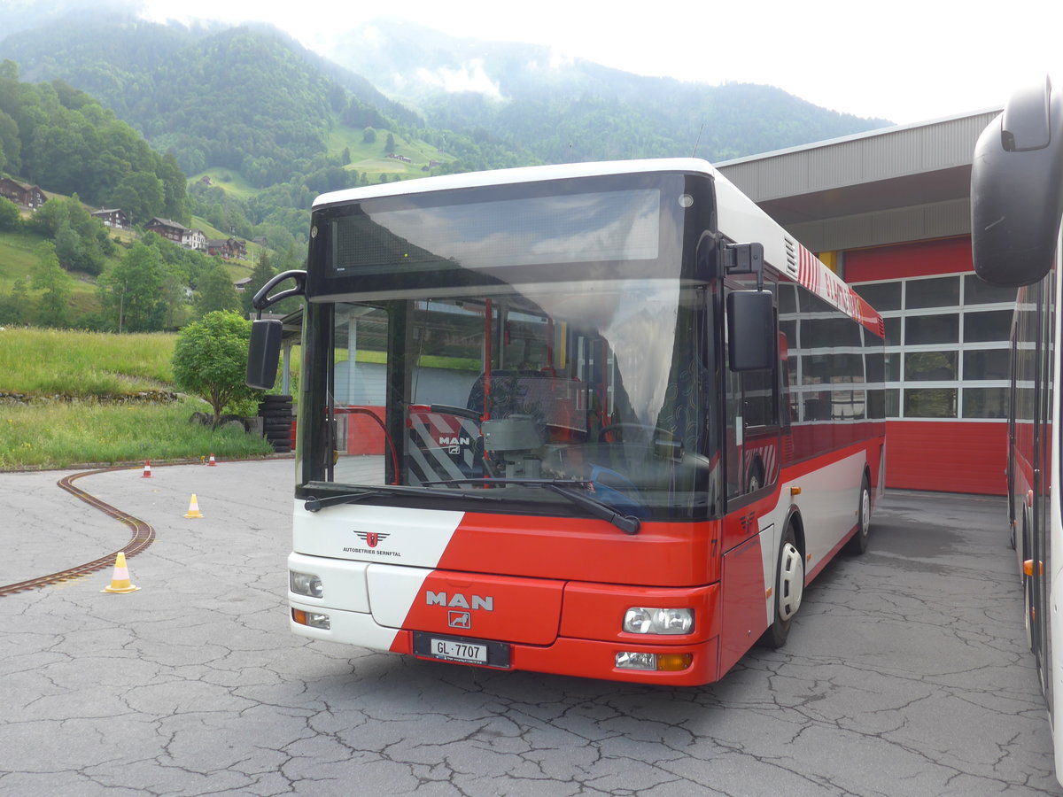 (206'317) - AS Engi - Nr. 7/GL 7707 - MAN/Gppel am 15. Juni 2019 in Engi, Garage