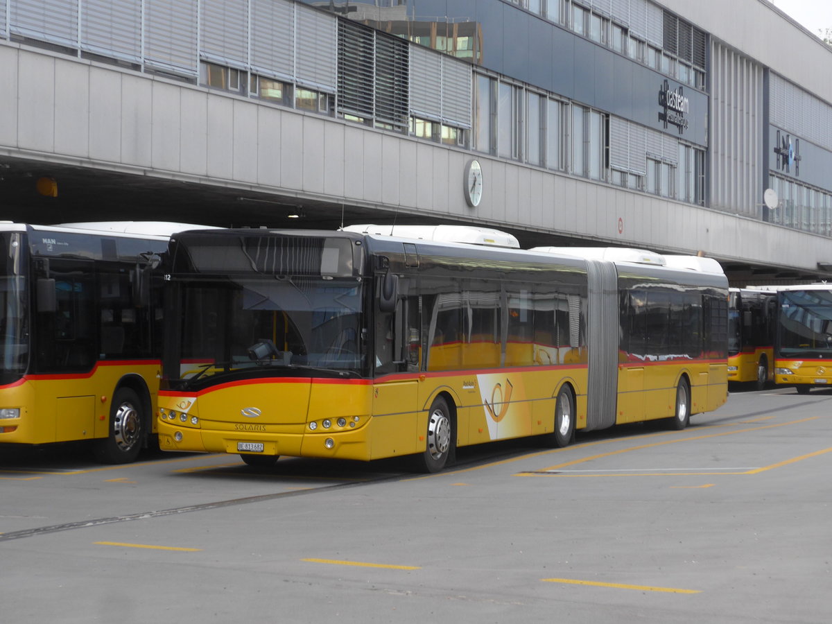 (206'630) - PostAuto Bern - Nr. 682/BE 813'682 - Solaris am 22. Juni 2019 in Bern, Postautostation