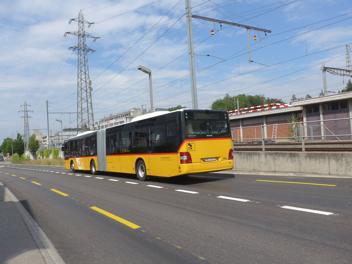 (207'593) - Steiner, Ortschwaben - Nr. 10/BE 32'923 - MAN am 8. Juli 2019 beim Bahnhof Zollikofen