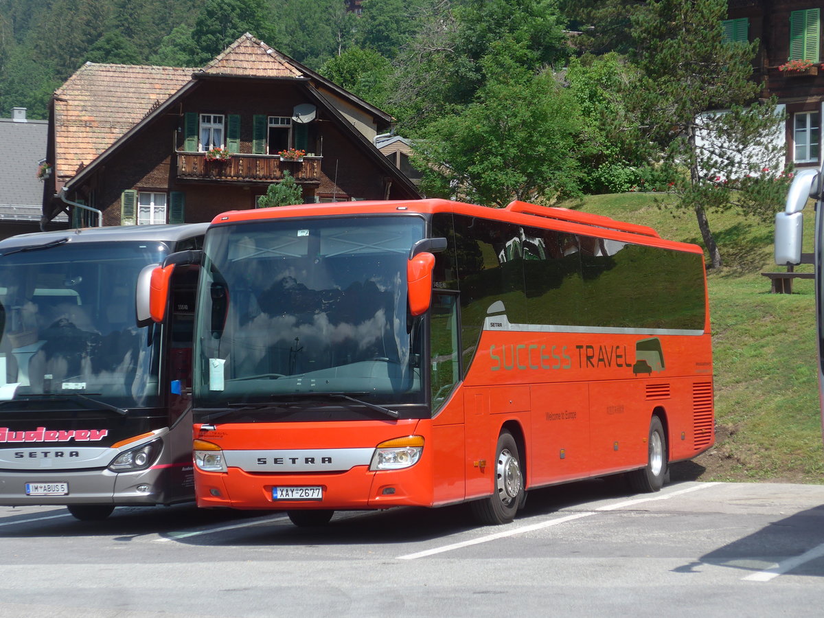 (207'681) - Aus Griechenland - Success Travel, Athen - XAY-2677 - Setra am 9. Juli 2019 in Grindelwald, Gemeindehaus