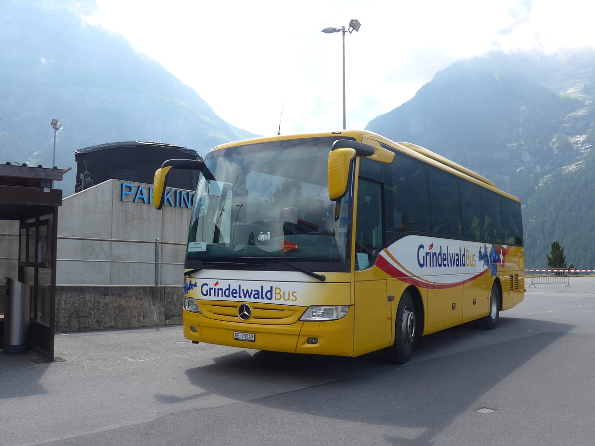 (207'692) - AVG Grindelwald - Nr. 25/BE 73'249 - Mercedes am 9. Juli 2019 beim Bahnhof Grindelwald