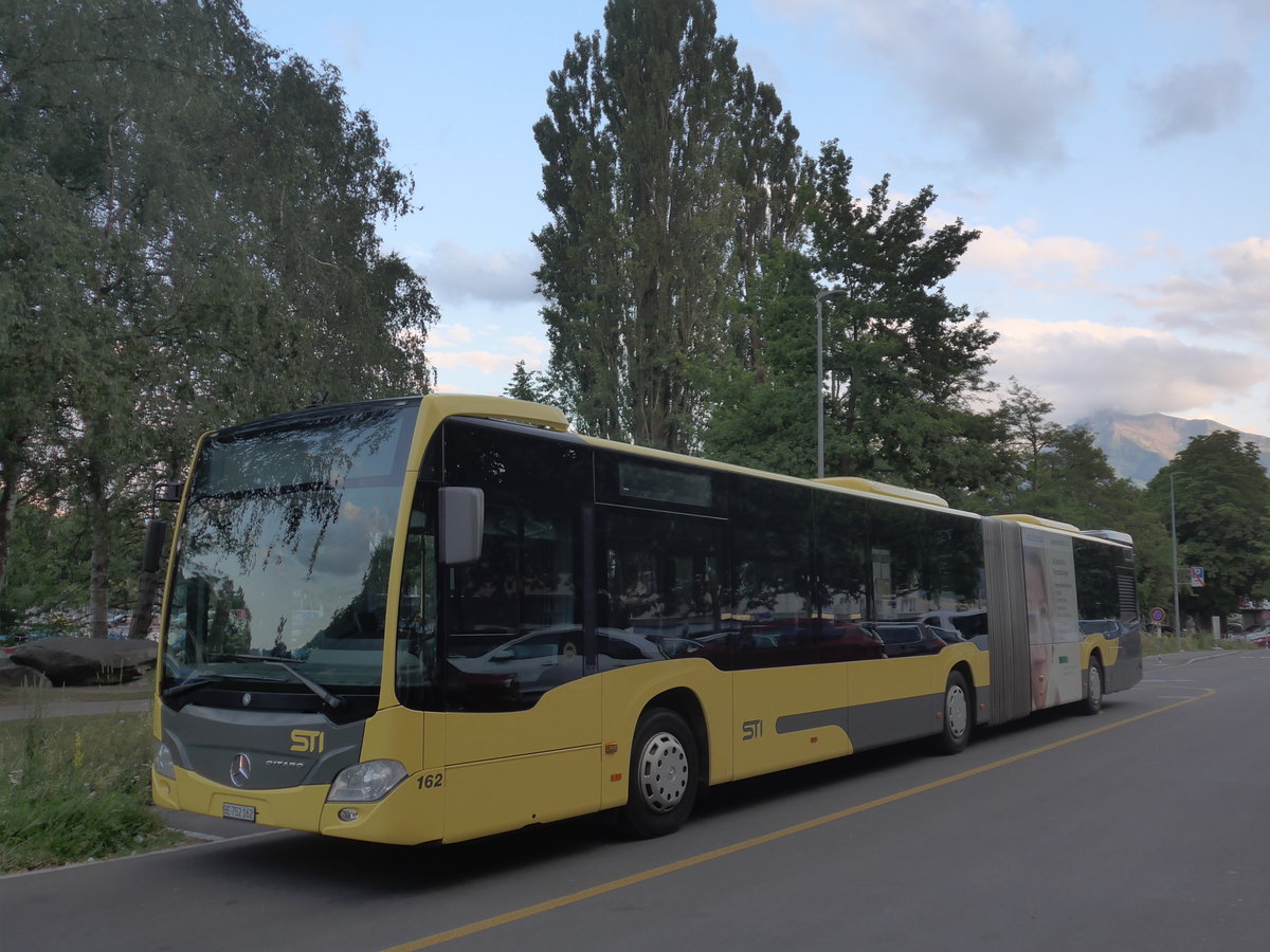 (207'907) - STI Thun - Nr. 162/BE 752'162 - Mercedes am 13. Juli 2019 in Thun, Lachen