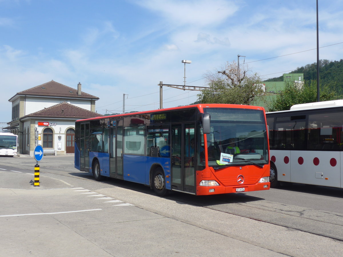 (208'115) - Lathion, Sion - Nr. 5/VS 24'726 - Mercedes (ex Chrisma, St. Moritz Nr. 1) am 22. Juli 2019 beim Bahnhof Moudon