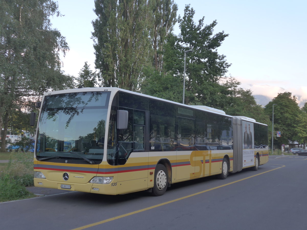 (208'199) - STI Thun - Nr. 135/BE 801'135 - Mercedes am 29. Juli 2019 in Thun, Lachen