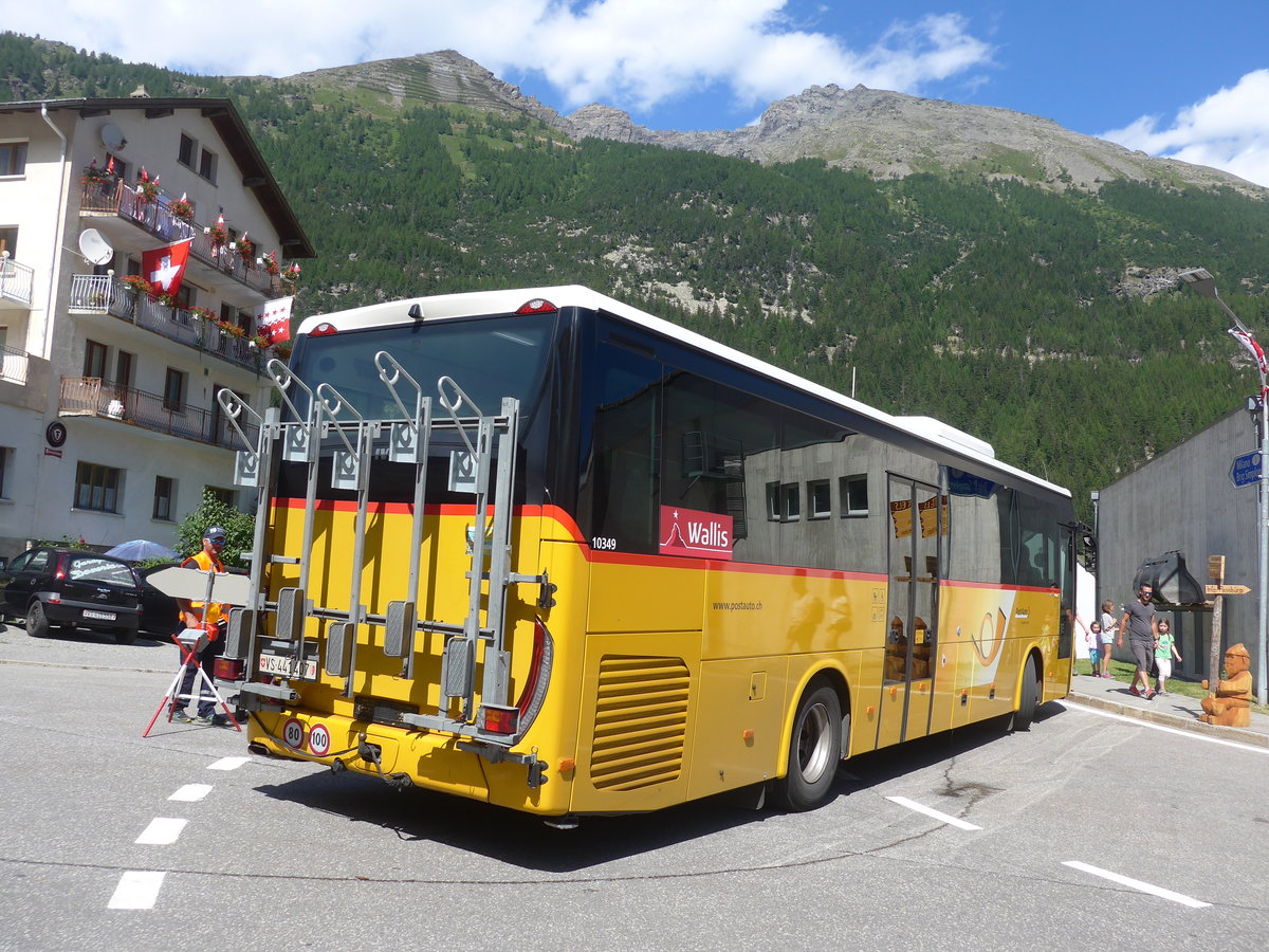 (208'360) - PostAuto Wallis - VS 441'407 - Iveco am 3. August 2019 in Simplon Dorf, Post