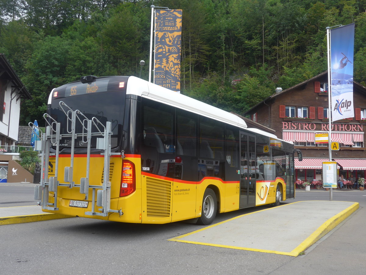 (209'197) - Flck, Brienz - Nr. 4/BE 517'311 - Mercedes am 1. September 2019 beim Bahnhof Brienz