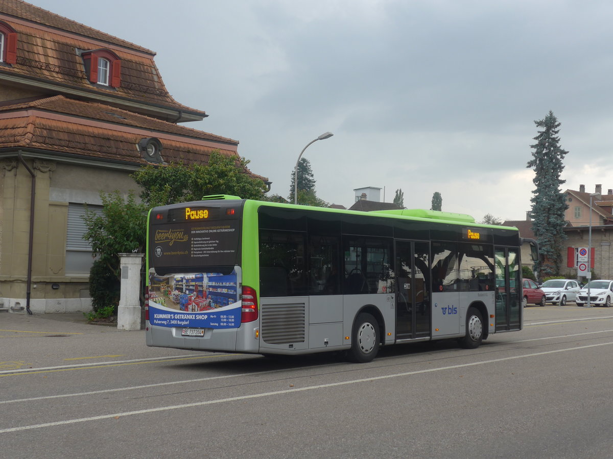 (209'300) - Busland, Burgdorf - Nr. 204/BE 737'204 - Mercedes am 1. September 2019 beim Bahnhof Burgdorf