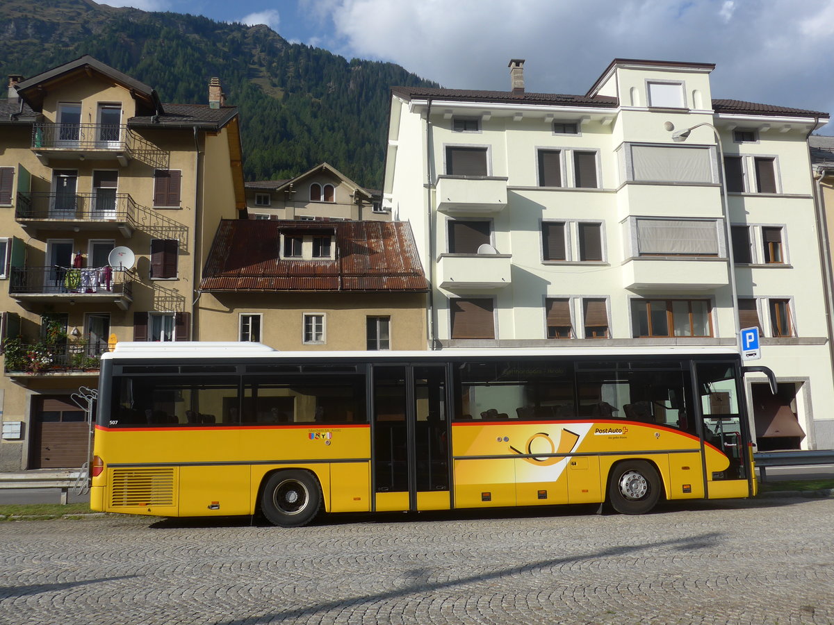 (209'855) - Marchetti, Airolo - TI 239'834 - Mercedes (ex AVG Meiringen Nr. 70) am 28. September 2019 beim Bahnhof Airolo