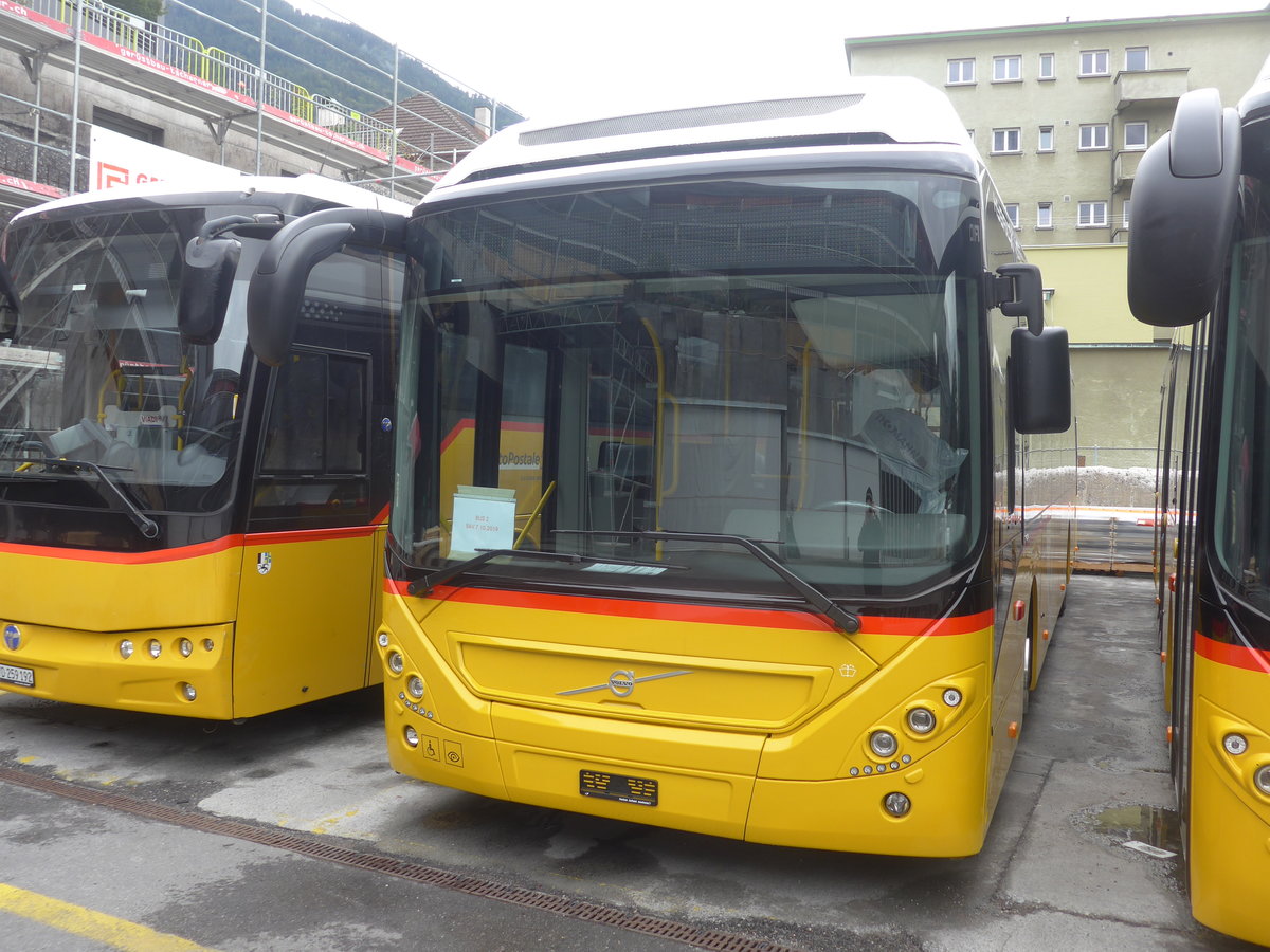 (210'020) - PostAuto Ostschweiz - Volvo am 6. Oktober 2019 in Chur, Postgarage