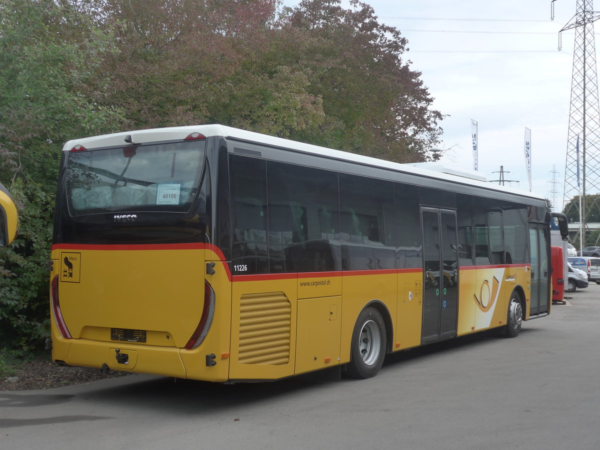 (210'254) - CarPostal Ouest - PID 11'226 - Iveco am 12. Oktober 2019 in Kerzers, Interbus