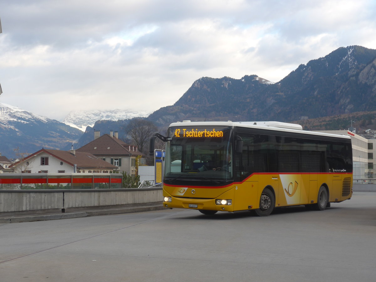 (210'561) - PostAuto Graubnden - GR 168'877 - Irisbus am 7. Dezember 2019 in Chur, Postautostation