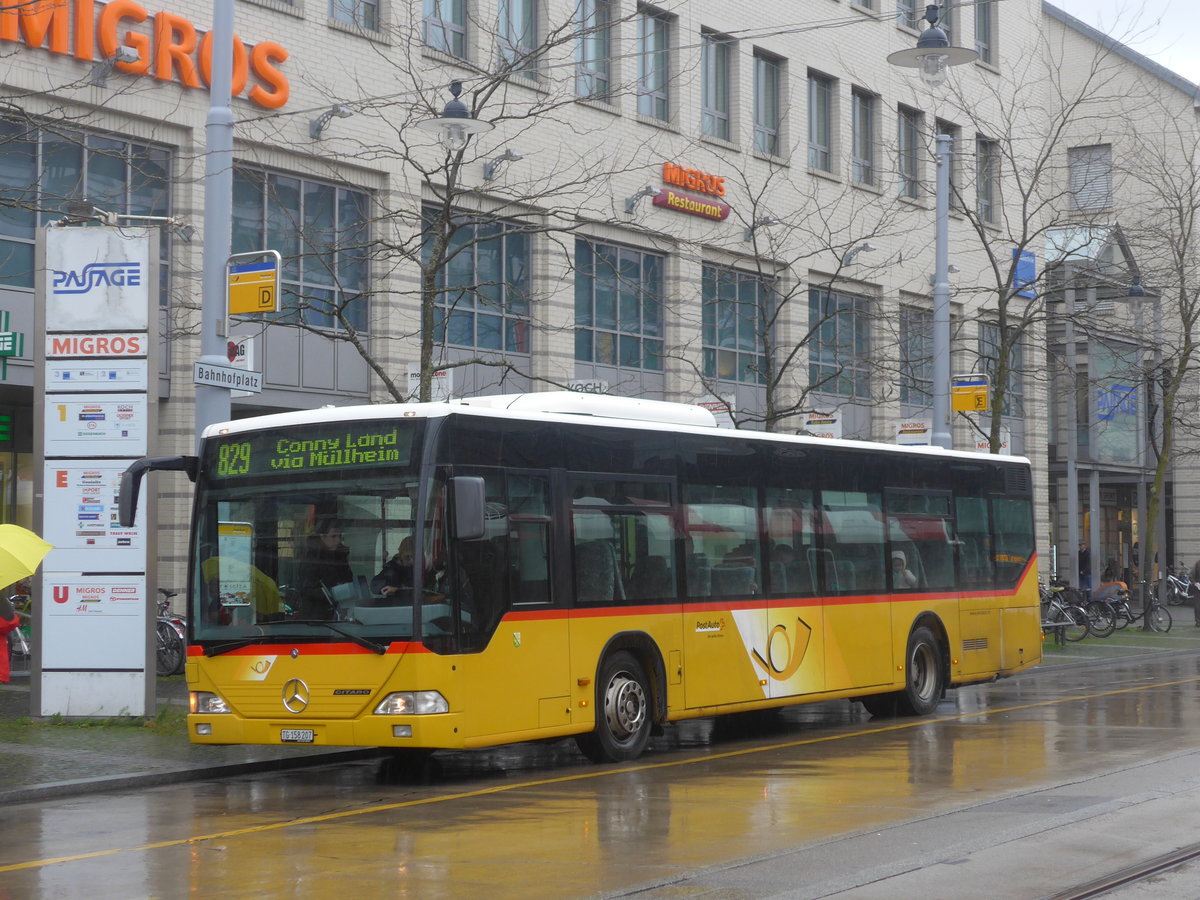 (210'768) - PostAuto Ostschweiz - TG 158'207 - Mercedes (ex Nr. 7) am 8. November 2019 beim Bahnhof Frauenfeld