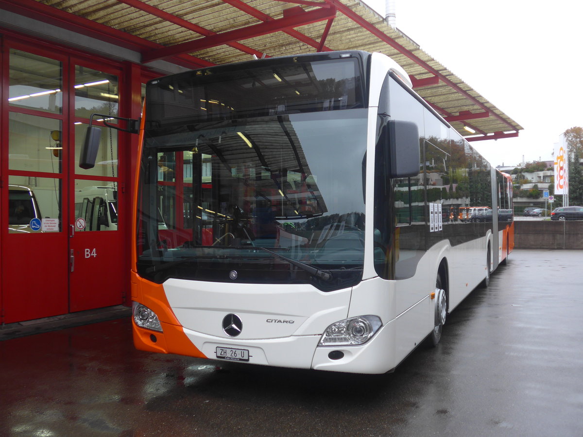 (210'855) - Genve-Tours, Genve - ZH 26 U - Mercedes am 8. November 2019 in Kloten, EvoBus