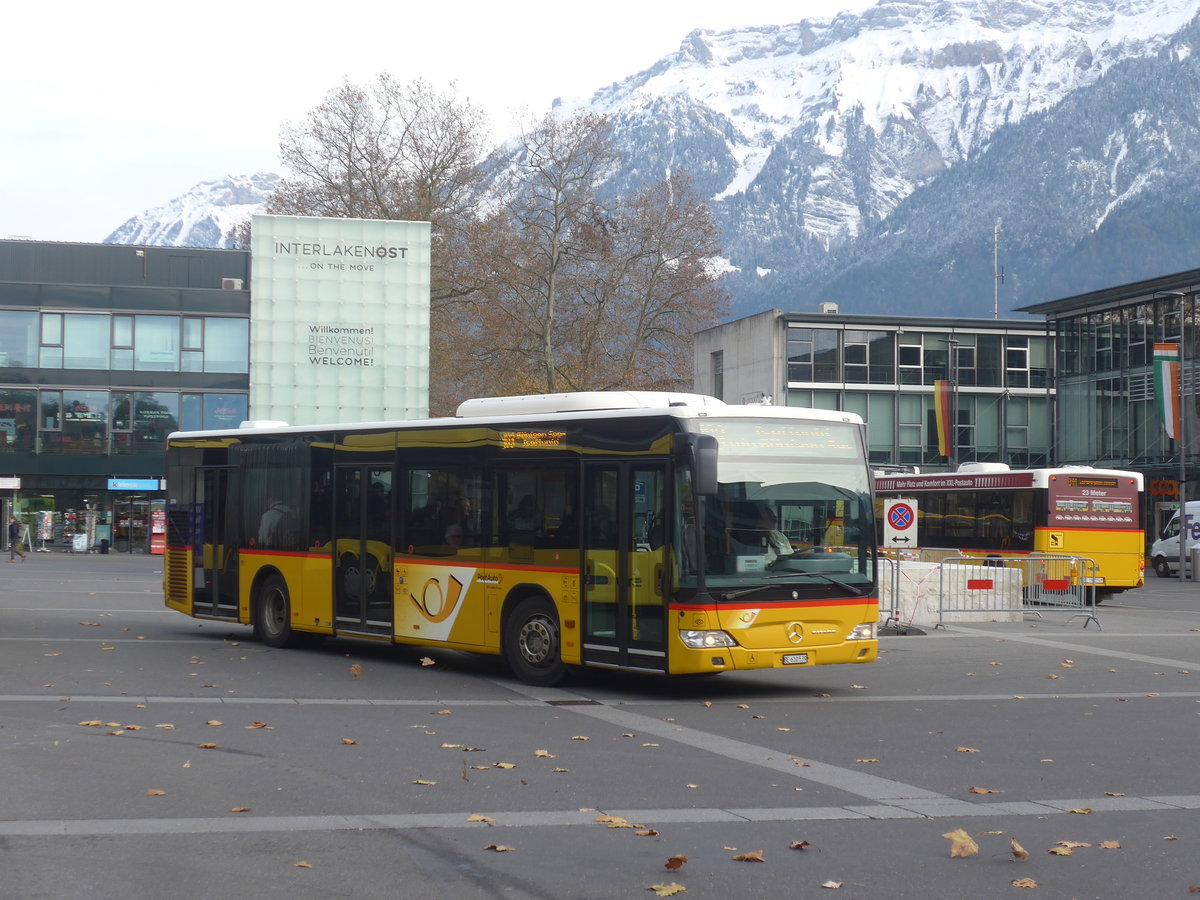(211'038) - PostAuto Bern - BE 610'539 - Mercedes (ex BE 700'281; ex Schmocker, Stechelberg Nr. 2) am 11. November 2019 beim Bahnhof Interlaken Ost