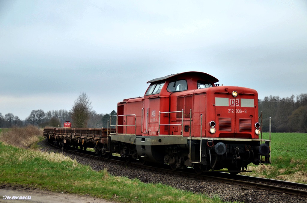 212 036-8 auf dem weg nach billbrook,glinde 11.04.18