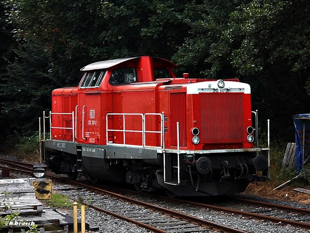 212 317-2 war beim rangieren am bhf glinde,datum 12.08.14