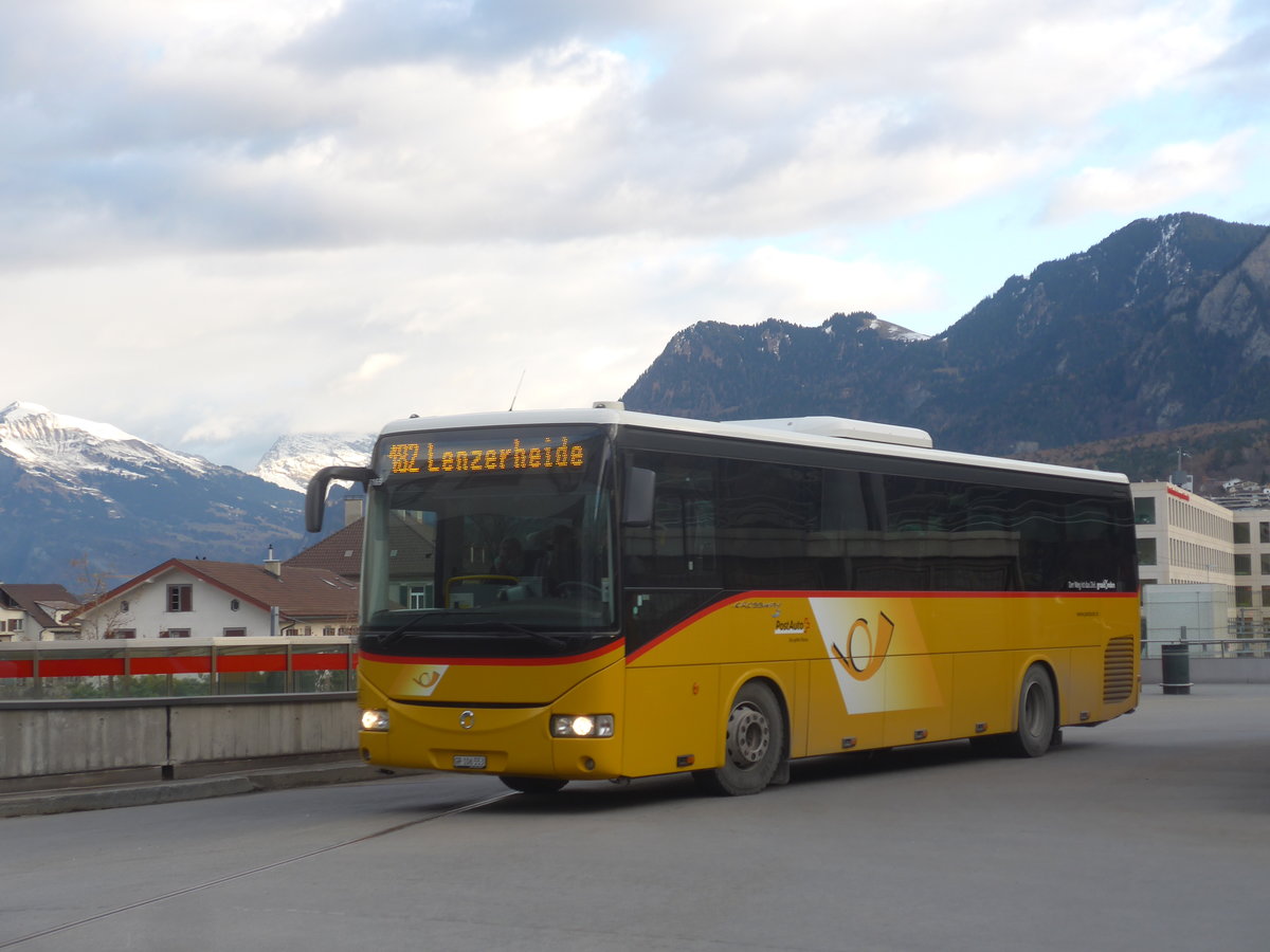(212'559) - PostAuto Graubnden - GR 106'553 - Irisbus am 7. Dezember 2019 in Chur, Postautostation