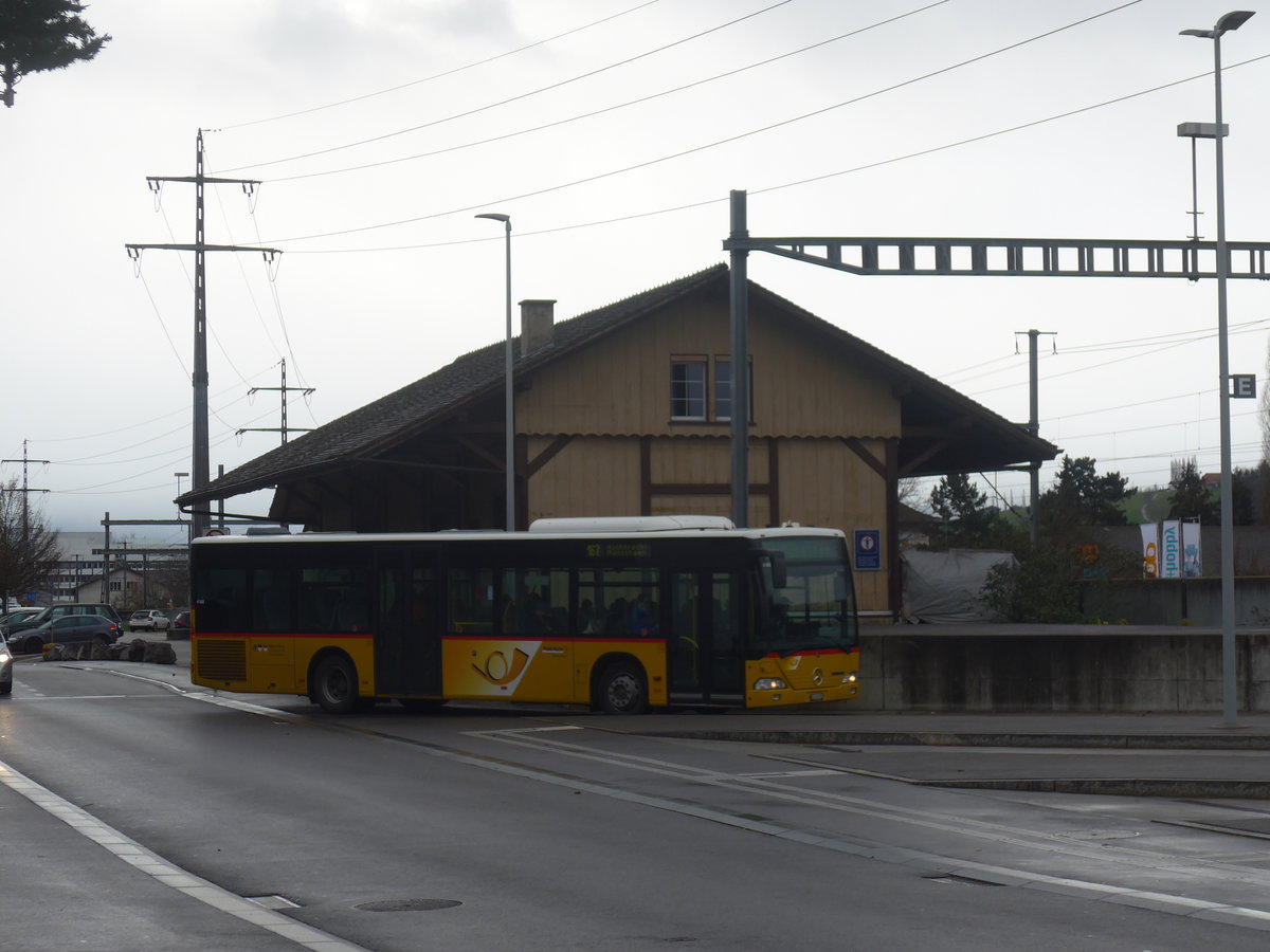 (212'851) - Steiner, Ortschwaben - Nr. 9/BE 433'818 - Mercedes am 9. Dezember 2019 beim Bahnhof Mnsingen