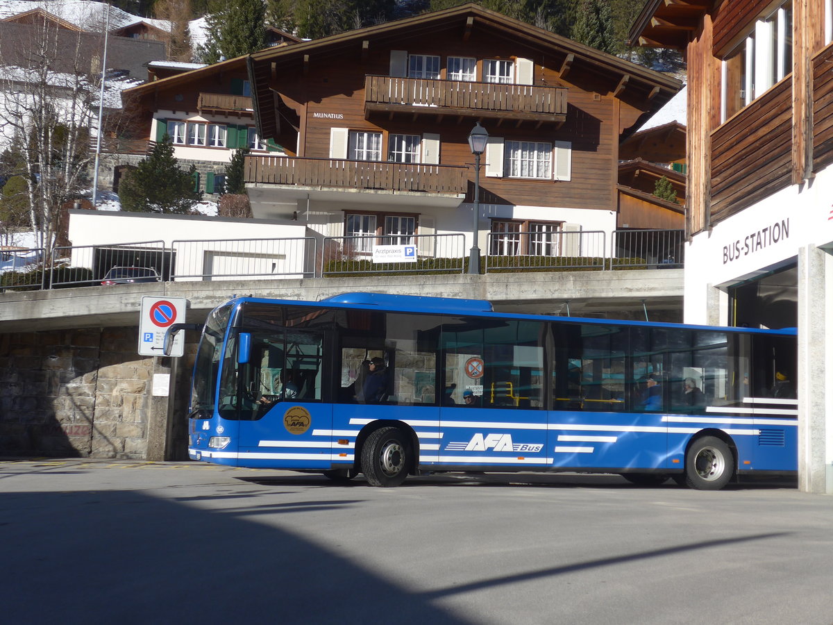 (213'129) - AFA Adelboden - Nr. 58/BE 611'224 - Mercedes am 25. Dezember 2019 in Adelboden, Busstation