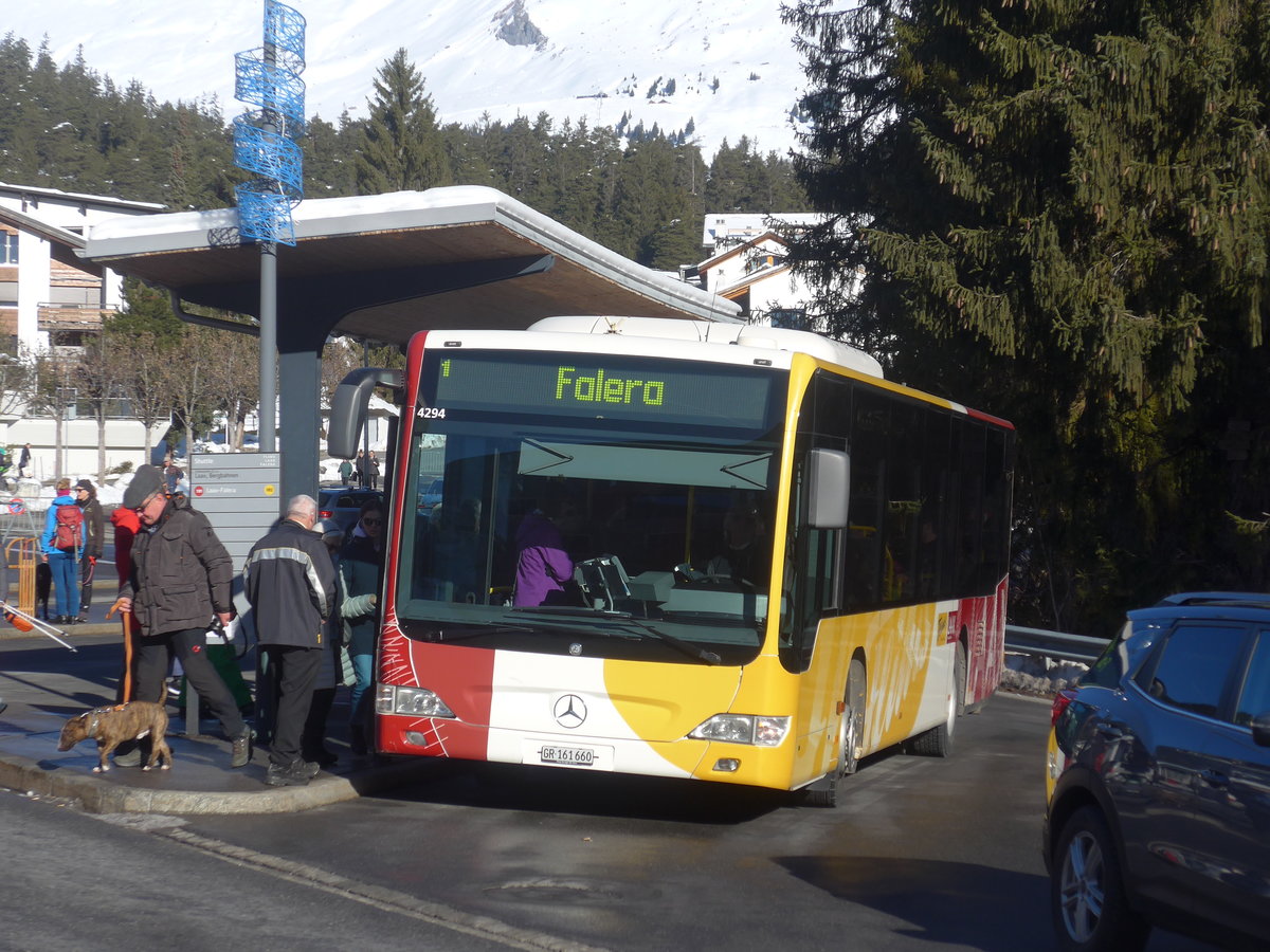 (213'250) - Stuppan, Flims - GR 161'660 - Mercedes am 1. Januar 2020 in Laax, Bergbahnen