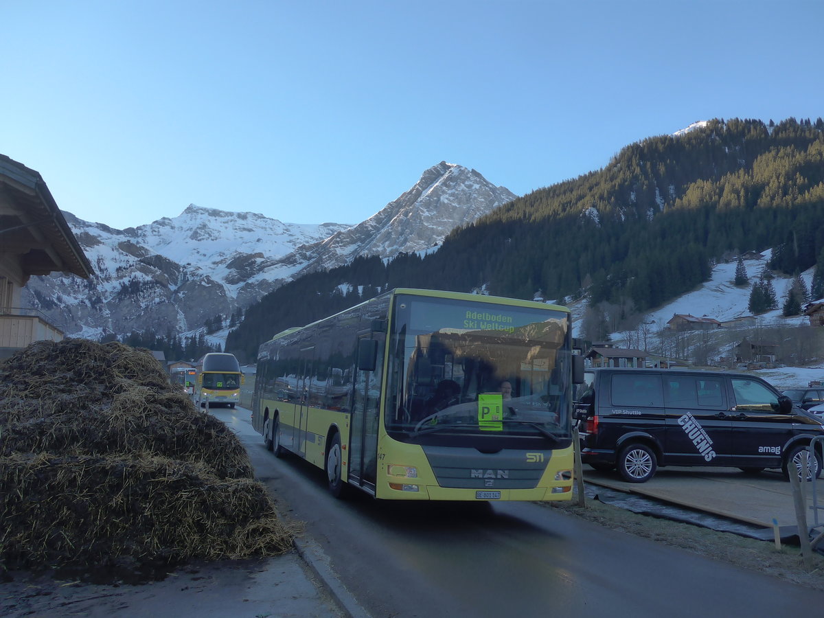 (213'540) - STI Thun - Nr. 147/BE 801'147 - MAN am 11. Januar 2020 in Adelboden, Weltcup