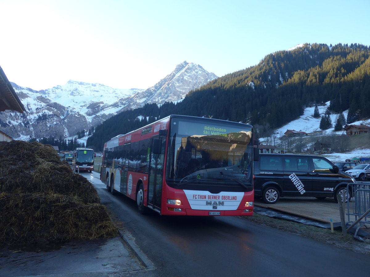 (213'546) - STI Thun - Nr. 149/BE 801'149 - MAN am 11. Januar 2020 in Adelboden, Weltcup