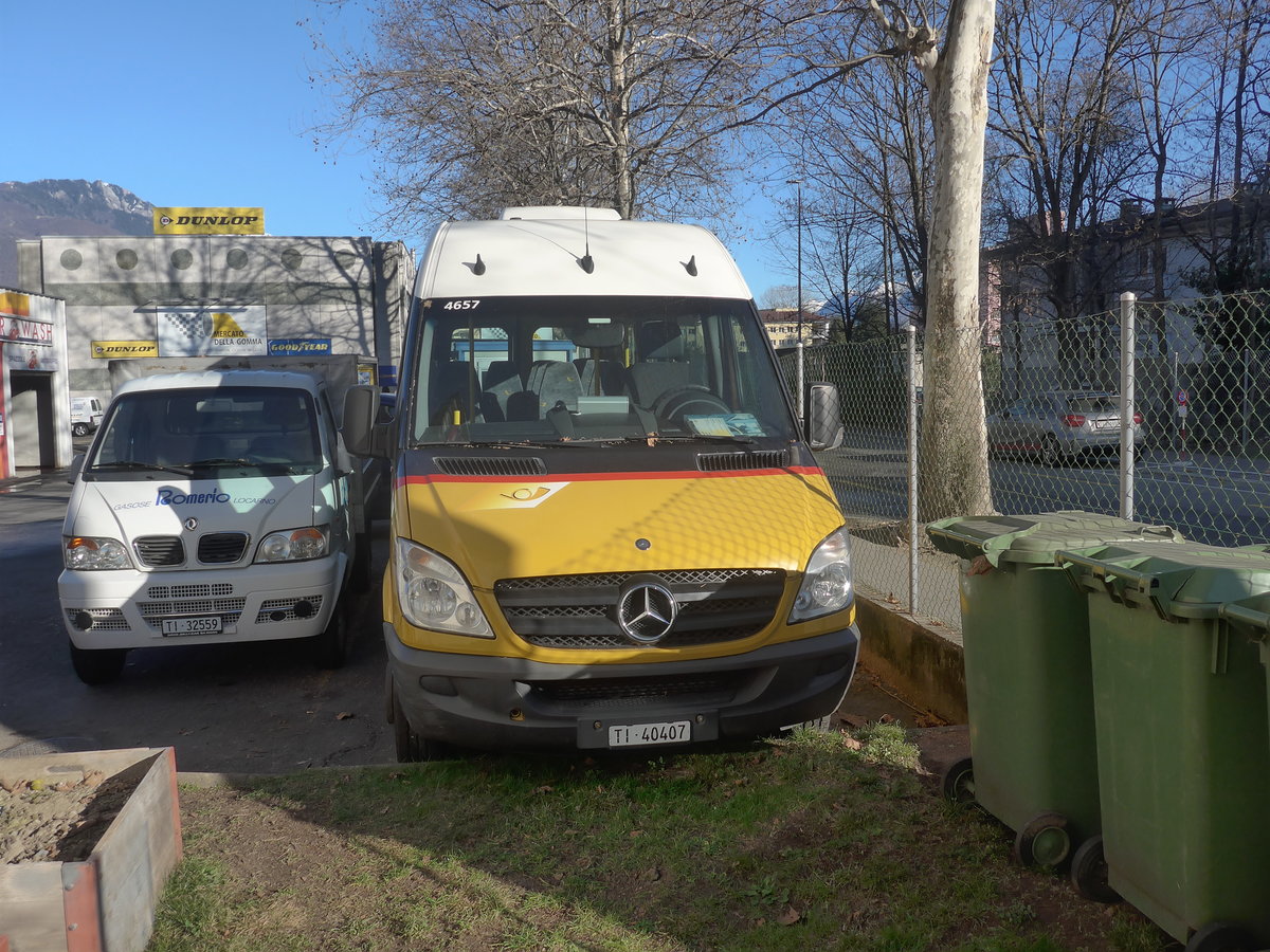 (213'884) - Starnini, Tenero - TI 40'407 - Mercedes am 18. Januar 2020 in Locarno, Garage