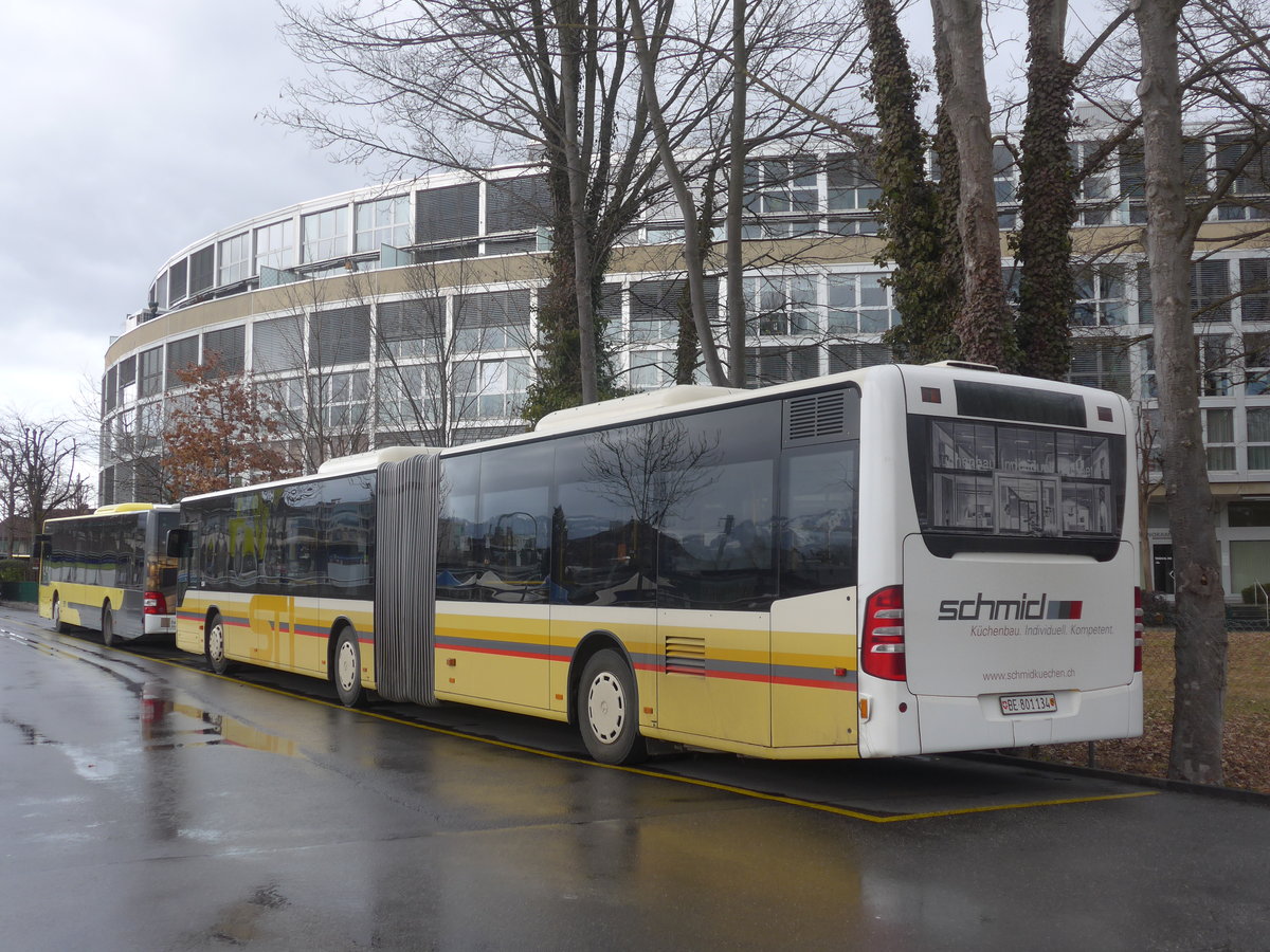 (214'097) - STI Thun - Nr. 134/BE 801'134 - Mercedes am 2. Februar 2020 bei der Schifflndte Thun