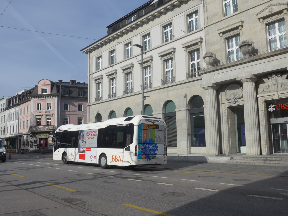 (214'582) - BBA Aarau - Nr. 46/AG 8446 - Volvo am 20. Februar 2020 beim Bahnhof Aarau