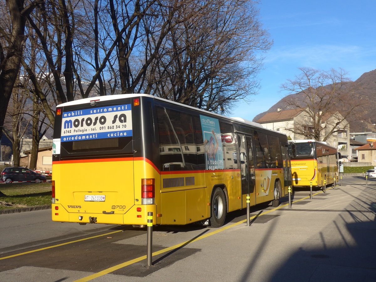 (214'746) - Barenco, Faido - TI 241'030 - Volvo am 21. Februar 2020 in Bellinzona, Postgarage