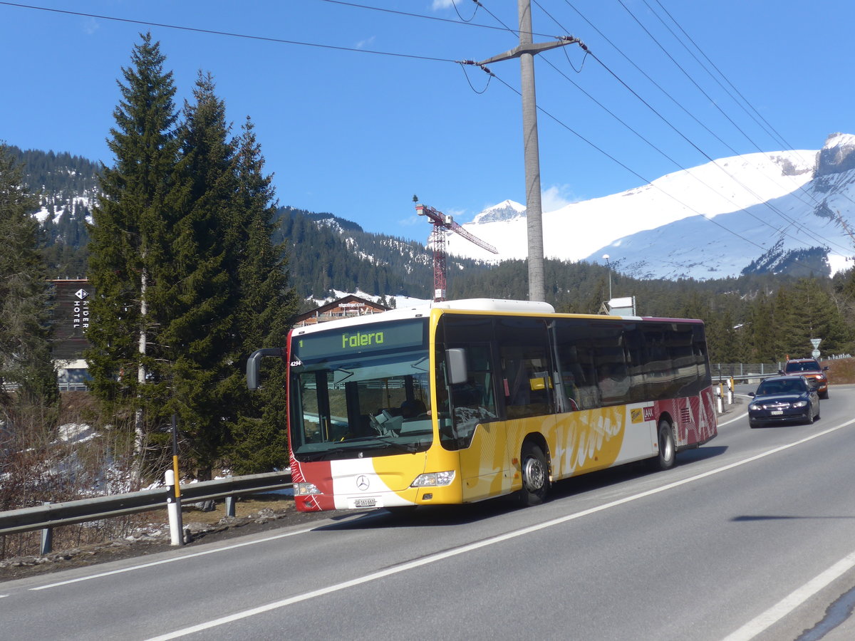 (214'990) - Stuppan, Flims - GR 161'660 - Mercedes am 1. Mrz 2020 in Laax, Rancho