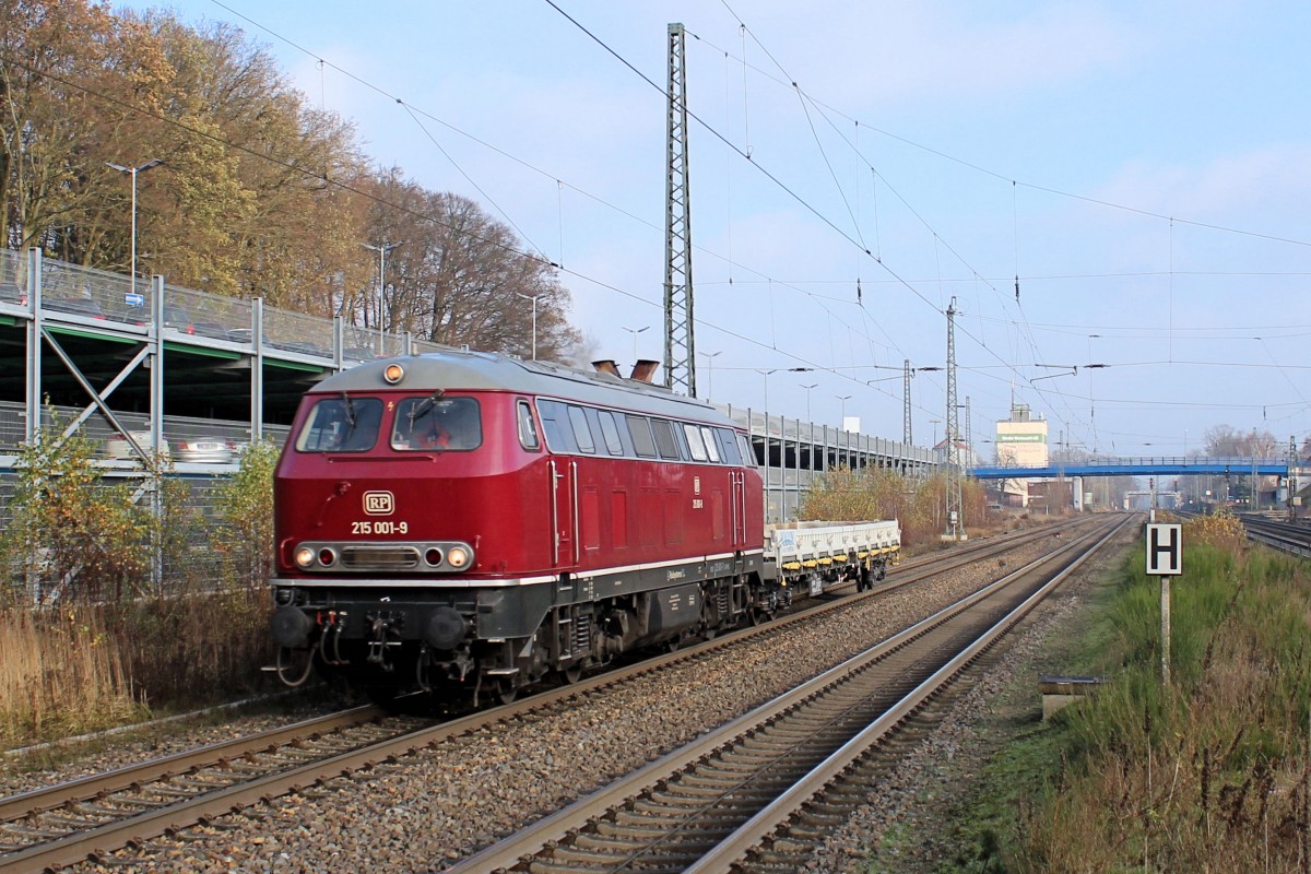 215 001-9 (ex DB 225 001-7) Railsystem RP GmbH am 27.11.2015 in Tostedt.