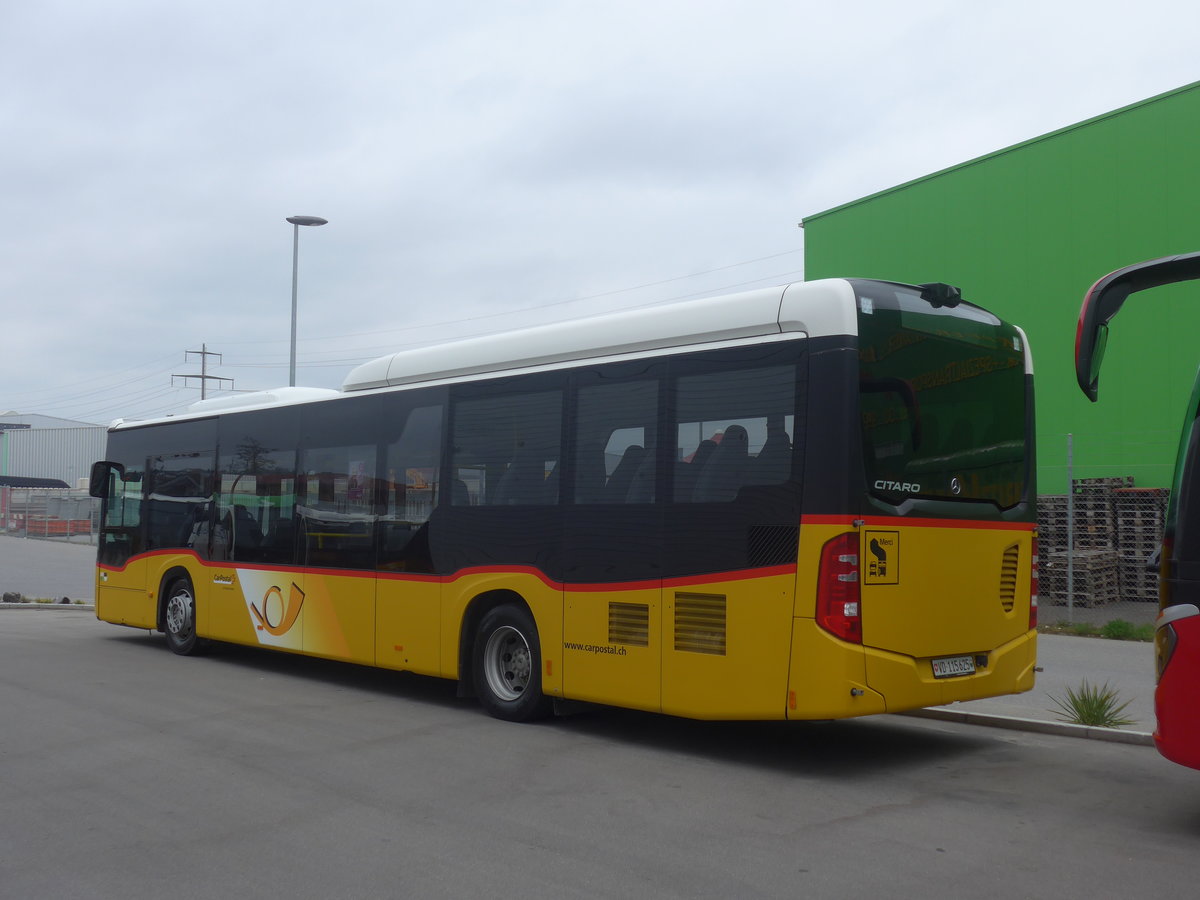 (215'424) - CarPostal Ouest - VD 115'625 - Mercedes am 22. Mrz 2020 in Kerzers, Interbus