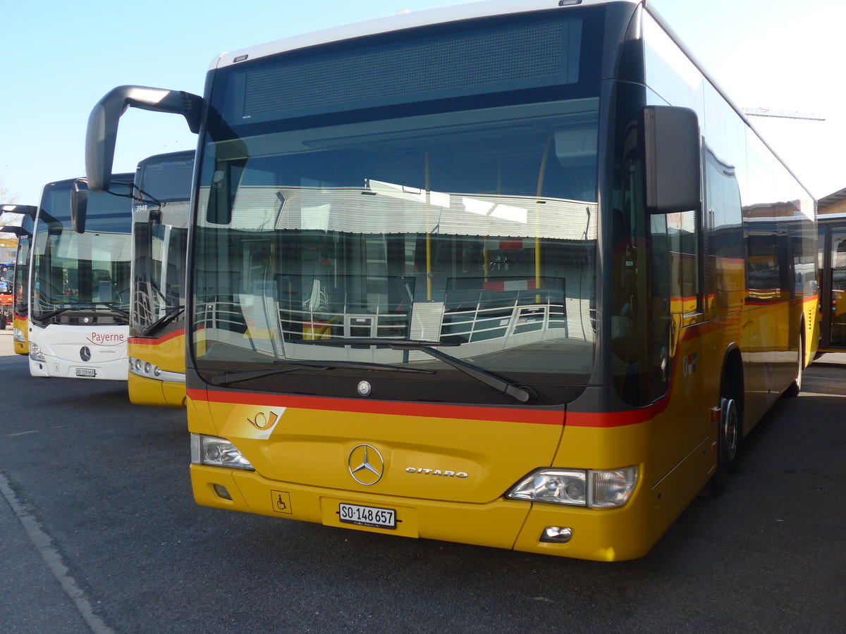 (215'848) - Wohlgemuth, Hochwald - SO 148'657 - Mercedes (ex PostAuto Nordschweiz) am 4. April 2020 in Kerzers, Interbus