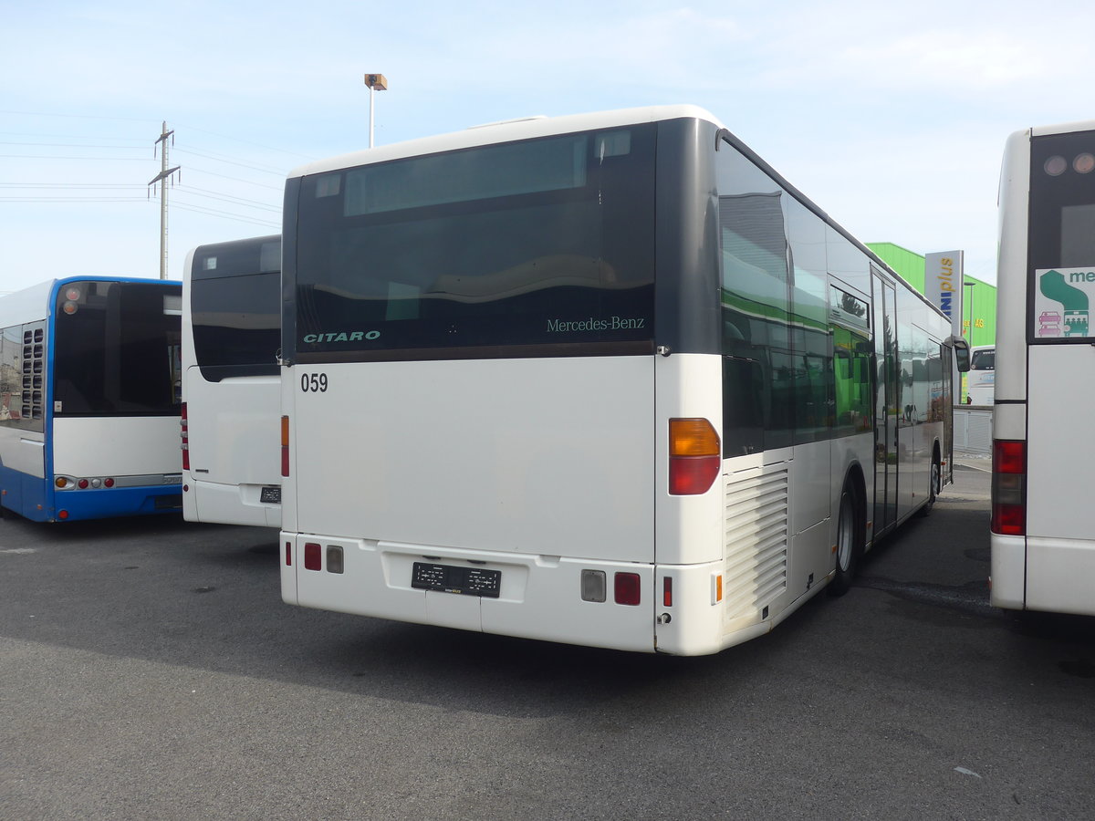 (216'258) - Interbus, Yverdon - Nr. 59 - Mercedes (ex CarPostal Ouest; ex PostAuto Bern; ex P 25'380) am 19. April 2020 in Kerzers, Interbus