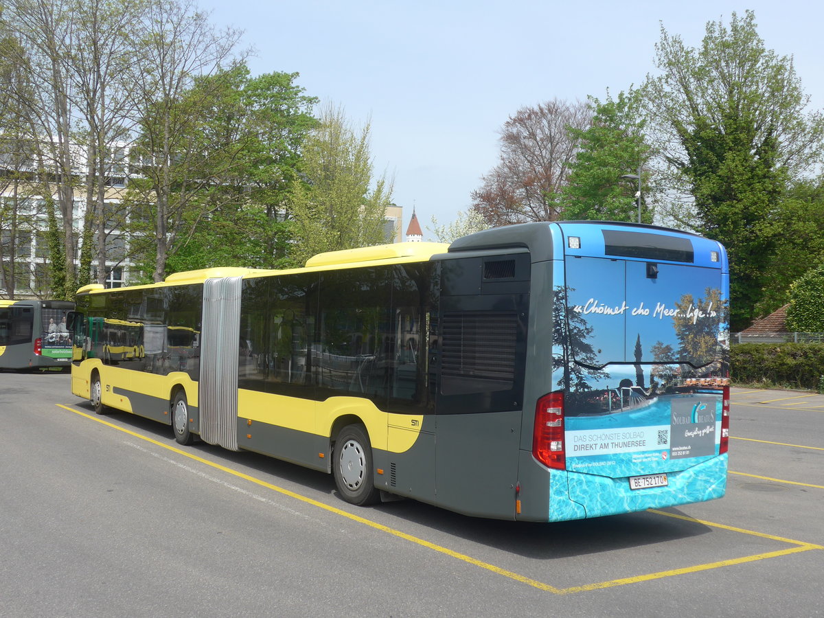 (216'287) - STI Thun - Nr. 170/BE 752'170 - Mercedes am 20. April 2020 bei der Schifflndte Thun