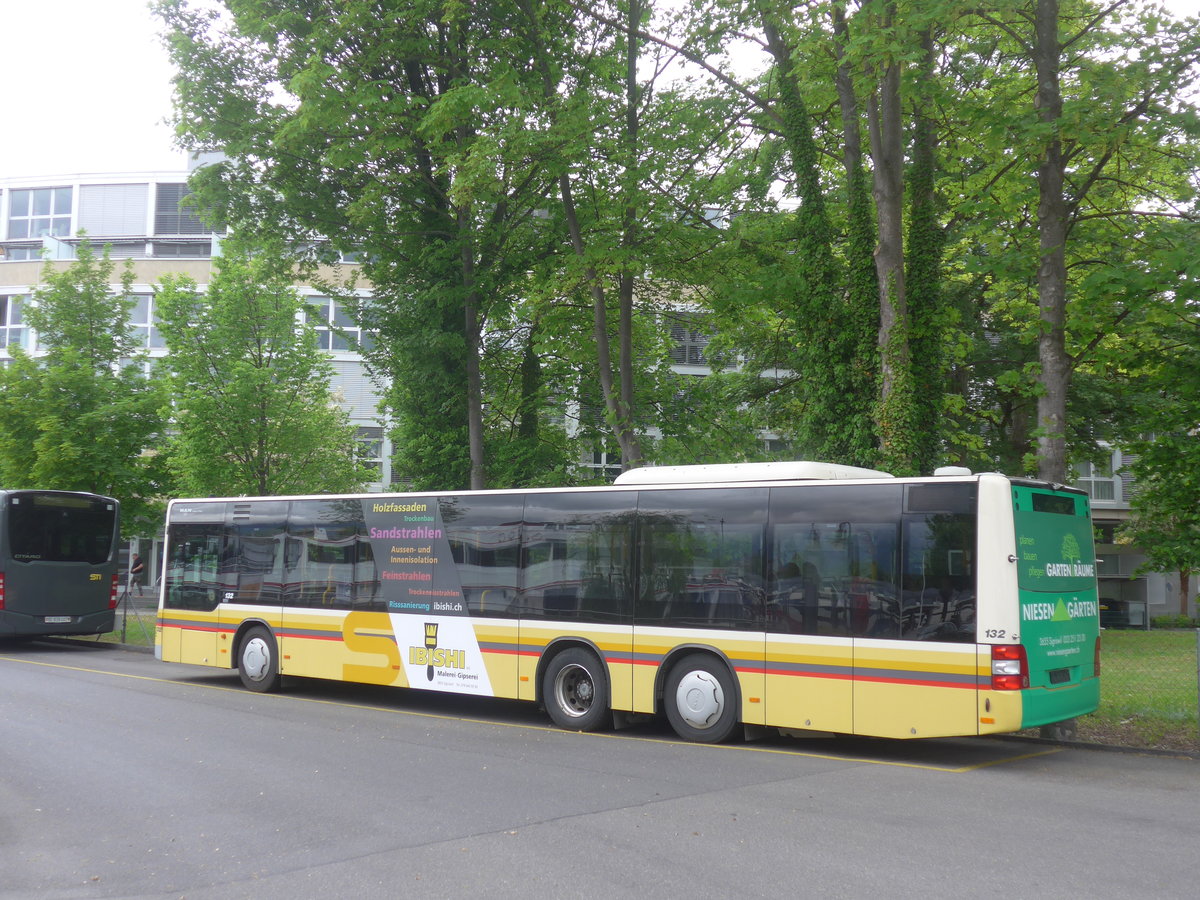 (217'024) - STI Thun - Nr. 132 - MAN am 11. Mai 2020 bei der Schifflndte Thun