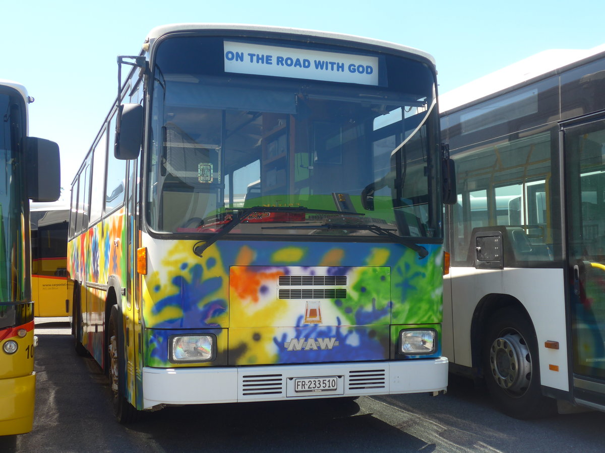 (217'114) - Buscafe, Wattenwil - FR 233'510 - NAW/R&J (ex Koch, Giswil; ex KWO Innertkirchen; ex Heim, Flums) am 21. Mai 2020 in Kerzers, Interbus